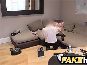 faux Agent UK adorable kinky mummy with clean-shaven fuckbox